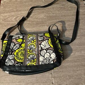Vera Bradley Crossbody Citron bag Leather Accents
